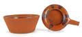 Large redware mixing bowl