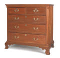 Pennsylvania Chippendale walnut chest of drawers