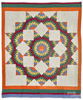Pennsylvania broken star patchwork quilt