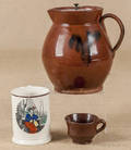 Redware pitcher