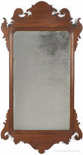 Chippendale mahogany looking glass