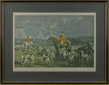 Munnings signed fox hunting print