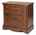 Chippendale walnut chest of drawers