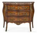 French marble top bureau