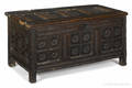 Iberian carved oak coffer