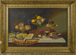 American oil on canvas still life