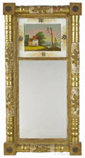 Two late Federal giltwood mirrors