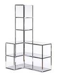 MidCentury Modern Chrome  Smoke Glass Etagere