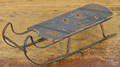 Miniature painted pine sled 19th c