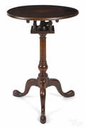 Pennsylvania Queen Anne walnut candlestand ca 1770
