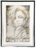 Marilyn Monroe Serigraph on Mesh Signed