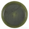 Chinese Ming Dynasty green jade shallow bowl