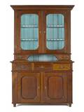 Lancaster County Pennsylvania walnut Dutch cupboard dated