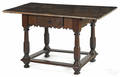 Pennsylvania William  Mary walnut tavern table ca 1750