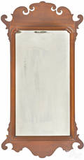 Philadelphia Pennsylvania Chippendale mahogany looking glass late 18th c
