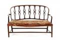 Early  Fine George III Period Mahogany Settee