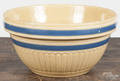 Yellowware mixing bowl