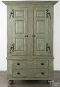 Bryce Ritter contemporary painted pine cupboard