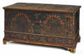 Berks County Pennsylvania painted poplar dower chest dated