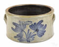 Pennsylvania stoneware cake crock 19th c