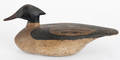 New Jersey carved and painted merganser duck decoy