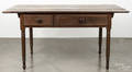 Pennsylvania Sheraton walnut farm table