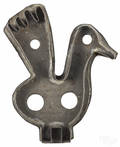 Tin sheet iron bird cookie cutter 19th c