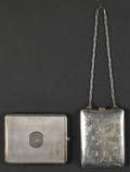 Two sterling cigarette cases