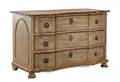 Swedish Gustavian Three Drawer Commode 19th C