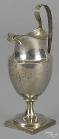 Philadelphia silver cream pitcher ca 1795