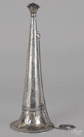 Philadelphia coin silver fire trumpet mid 19th c