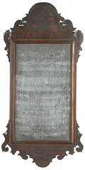 Chippendale mahogany looking glass