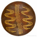 Pennsylvania redware charger 19th c