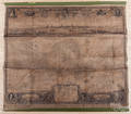 Joined sheet map by Sebastien de Pontault Beaulieu depicting a battle in the 30 Years War