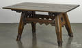 George I pine splay leg table