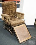 Victorian painted iron reclining chair
