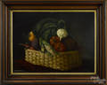 Oil on board still life