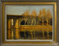 Oil on board riverscape