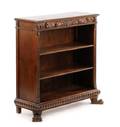Italian Renaissance Revival Style Walnut Bookcase