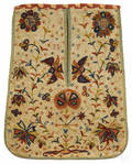 Pennsylvania crewelwork pocket mid 18th c