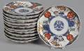Twelve Imari plates