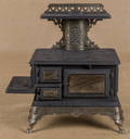 Mt Penn Stove Works cast iron and nickel  Royal Esther  toy stove