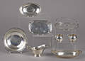 Group of sterling silver serving dishes