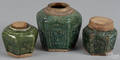 Three Chinese pottery jars