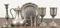 Four pieces of English pewter