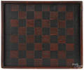 Painted pine gameboard 19th c