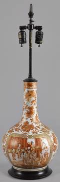 Chinese export porcelain table lamp