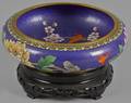 Chinese cloisonn bowl