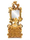 Venetian Rococo Polychrome Dressing Mirror 18th C