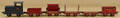 Buddy L pressed steel Industrial sixpiece train set